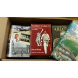 CRICKET, signed hardback editions, inc. Standing Up Standing Back by Bob Taylor, The Harold Rhodes