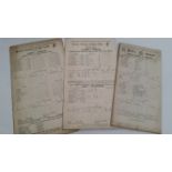 CRICKET, selection of scorecards, 1938 onwards, inc. Surrey v Australia, England v Australia at