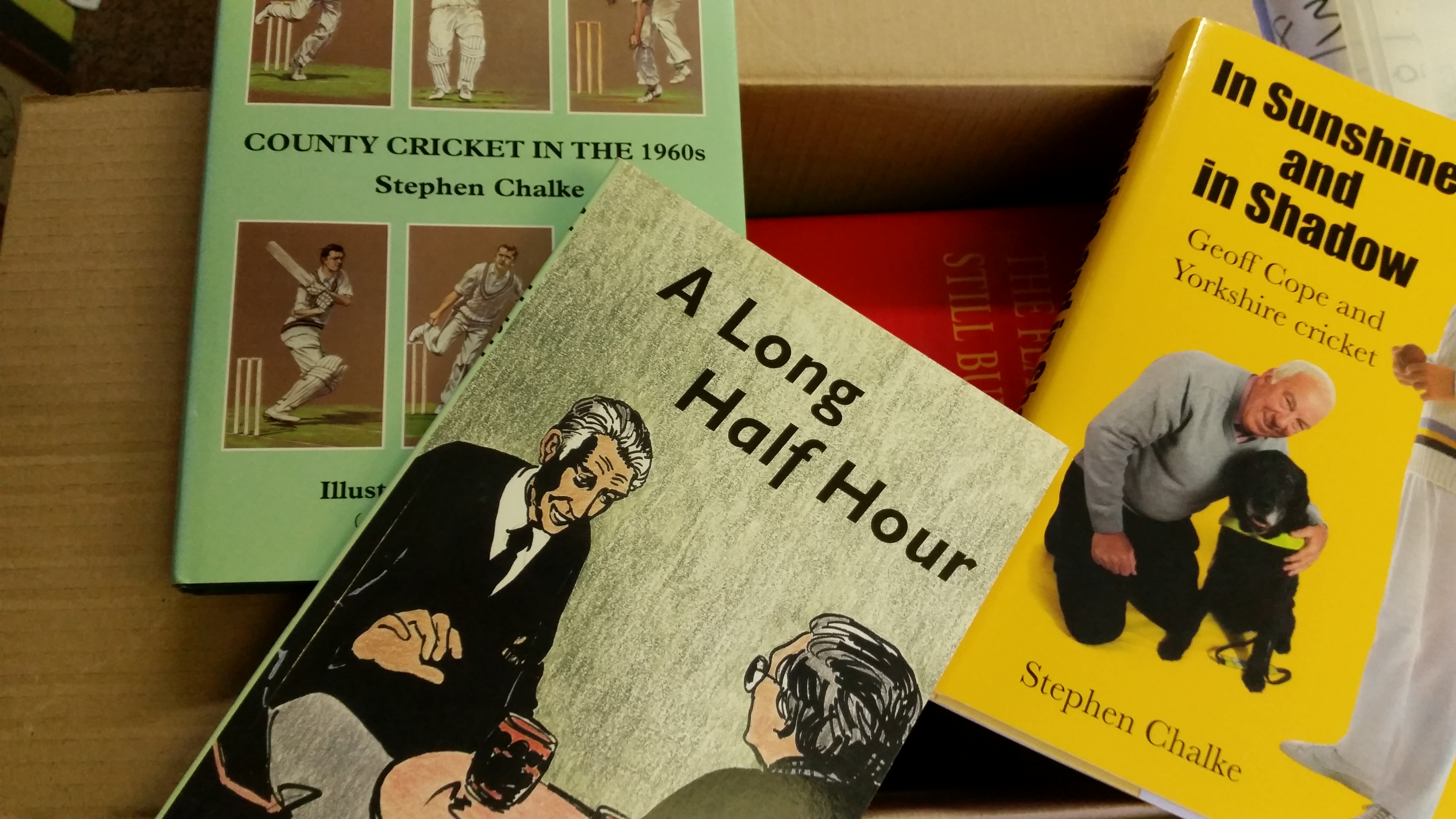 CRICKET, signed hardback editions, all by Stephen Chalke, inc. At the Heart of English Cricket,