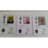 CRICKET, signed CMS cards, inc. John Hampshire (LE.83, 74/100), Chris Schofield (LE.88, 70/100),