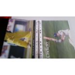 CRICKET, posters from The Cricketer magazine, signed (14), inc. Michael Vaughan, Jason Gillespie,