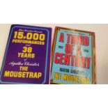 THEATRE, The Mousetrap selection, brochures (2), A Third of a Century 1952-1986, 15000