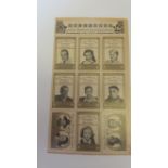 CINEMA, original sheets of poster stamps, Hollywood - Official Stamps of the Stars & Studios,