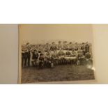 RUGBY, selection, inc. press photos (4) relating to Llanelli v N.Z. Maoris 1982 showing team and