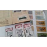 MIXED, selection, inc. Red Letter Midget Message Cards (68), Thomson Motor Cycles (10), Wills