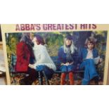 POP MUSIC, ABBA, posters, Greatest Hits, ABBA The Movie, 18 x 25 & slightly smaller, VG to EX, 2