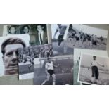 FOOTBALL, Newport County, 1960s, selection of reproduction photos, inc. Bobby Evans, Trevor Ford,