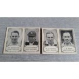 BARRATT, Famous Cricketers (folders), Langridge (Sussex)/Duckworth (Lancs) & Nichols (Essex)/
