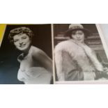 CINEMA, actresses, original portrait stills, inc. Basil Rathbone (two different), Jason Robarts,