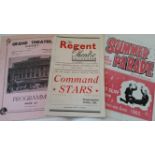 MAGIC, theatre programmes, 1940s-1950s, inc. Albert Burdon, Al Koran, Kovari, Cingalee, Chris