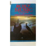 POP MUSIC, posters for concerts & albums, inc. Roxy Music, Philip Glass, John Adams, Gavin Bryars,