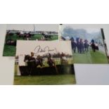 MIXED SPORT, press photos, inc. horse racing (23), signed (3), Paul Carberry, Tony Dobbin, Richard