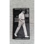 MURRAY, Cricketers H, Brearley (Lancashire), black front, VG