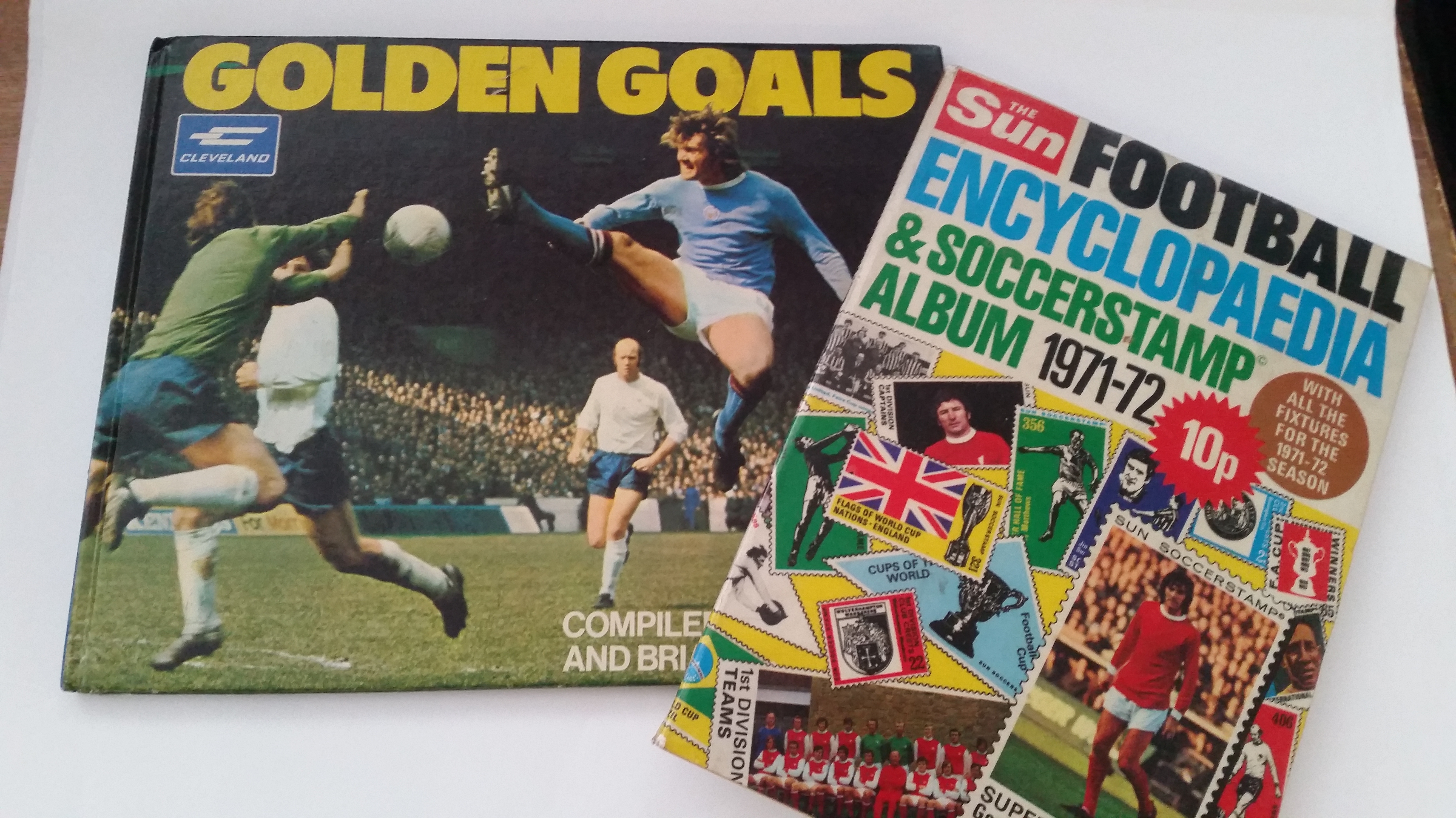 FOOTBALL, two complete sets (laid down in albums), inc. Cleveland Golden Goals; Football