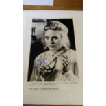 POP MUSIC, signed promotional photo by Debbie Harry, for the film Tales from the Dark Side, 8 x