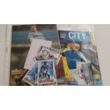 FOOTBALL, Manchester City, signed magazine photos, t/cs etc., 60* signatures, inc. Elano, White,