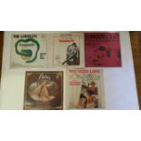 GLAMOUR, 45rpm records with picture sleeve, inc. Bilitis, Emmanuelle, Amour: 2+1, Joy & Joan,