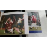 FOOTBALL, original press photos of Ian Wright, 1994/5 season, in action for Arsenal, with Today