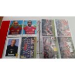 FOOTBALL, selection, inc. promotional postcards, photos, inc. Aston Villa, Man Utd, England,