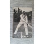 DOUGLASS, Cricket Season 1928-1929, No. 9 Mead, Australian trade issue, neat trim as issued, VG