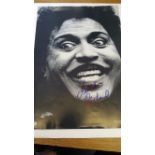 POP MUSIC, signed photo by Little Richard, h/s smiling, removed from Legends of Rock & Roll