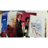 AUTOGRAPHS, signed photos, white cards etc., inc. Ross Kelly, Andrew Castle,Felicity Kendall, Debbie