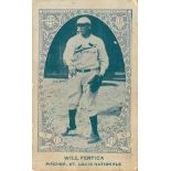 AMERICAN CARAMEL, baseball players, Pertica (St Louis Nationals), corner crease & knocks, FR