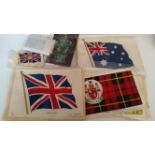 SILKS, part sets, inc. Phillips, premium, Flags (19) & Clan Tartans (9); Old Masters, Flags & Clan