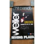 POP MUSIC, The Jam, inc. Paul Weller signed poster for Irving Plaza poster, Jan 2007, 11 x 17,