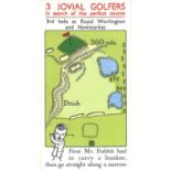 CHURCHMANS, 3 Jovial Golfers, complete, VG to EX, 36