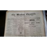 NEWSPAPERS, The Windsor Chronicle, 1903-1904, FR to VG, 45*