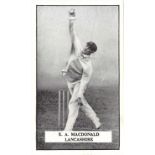 GALLAHER, Famous Cricketers, p/b proofs, VG to EX, 15