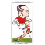 OGDENS, Football Caricatures, complete, generally EX, 50