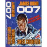 ALMA, sweet cigarette packet, James Bond 007, hull only, showing Roger Moore, EX