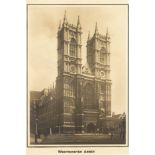 PLAYERS, Rulers & Views, Westminster Abbey; ow trimmed to image (5), P to VG (1), 6