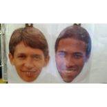 MIXED, selection, inc. Topps 1990 Footballers (World Cup Supersquad) masks (15/18); complete (12),