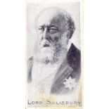 STAR OFTHE WORLD, Boer War Celebrities JASAS, Lord Salisbury, stained, G