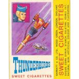 BARRATT, sweet cigarette packets, with sliders, inc. Thunderbirds, Plane, Sea Hunt & Secret