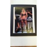 POP MUSIC, signed colour photo by Britney Spears, full-length performing on stage, 8 x 10, EX