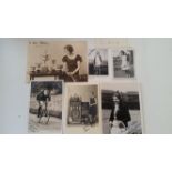 sports, signed selection, inc. menus, cards, album pages; Marguerite Wilson, Billie Dovey, George