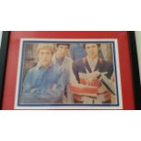 POP MUSIC, The Who, signed colour magazine photo by Roger Daltrey, Pete Townsend & John