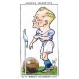 OGDENS, Football Caricatures, complete, VG to EX, 50