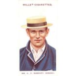 WILLS, Cricketers (1908), missing No. 27, small s, G to VG, 49