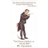 SALMON & GLUCKSTEIN, Music Hall Stage Characters, Mr Squeers, EX