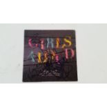 POP MUSIC, signed CD cover by Girls Aloud, overlapping signatures, VG