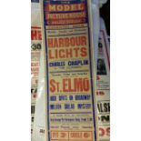 THEATRE, poster, The Model Picture House (Birmingham), inc. Charlie Chaplin (The Elopement), text