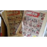 COMICS, Radiio Fun, 1951-1952, G to VG, 50*