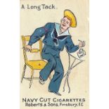 ROBERTS, Nautical Expressions, A Long Tack, Navy Cut brand, corner crease, G