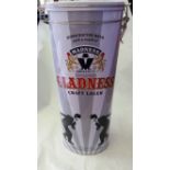POP MUSIC, commemorative beer in metal tin, Madness, Gladness (white), by Robertsons Brewery of