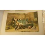 THE GRAPHIC, poster, 1881, The Tender Passion, 24.5 x 16.5, VG
